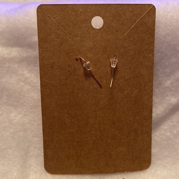 Christmas Wreath Earrings  Red Bow - Picture 3 of 4